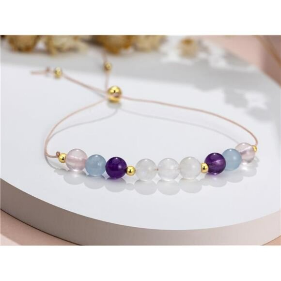Moonstone bracelet for women positive energy new beginnings manifestation jewelr - Picture 4 of 7